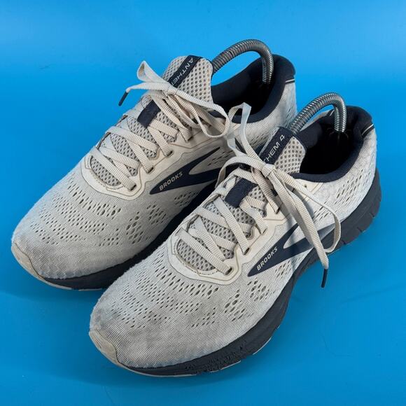 Brooks Anthem 4 Running Shoes Mens 10 Gray Black Cushion Sneakers Athletic - Picture 1 of 11